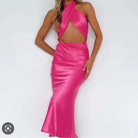 Pink Mini Dress - Picture 1 of 2